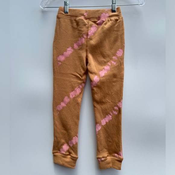Grayson Mini Tan Pink Splatter Sweatpants Joggers Pants Size 5T - Picture 6 of 11